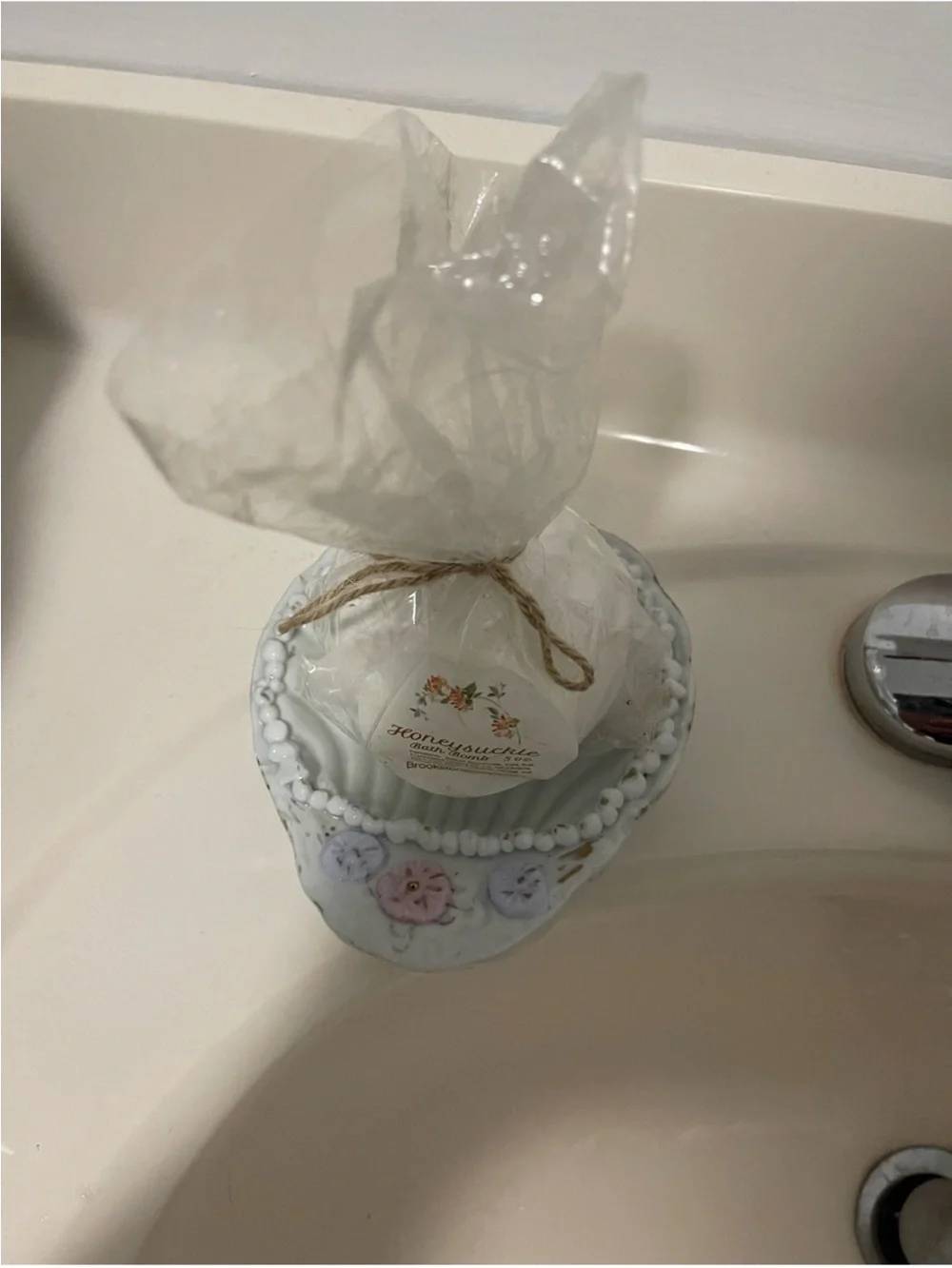 Vinyl Shower Curtain& Soap Dish and New Soap!